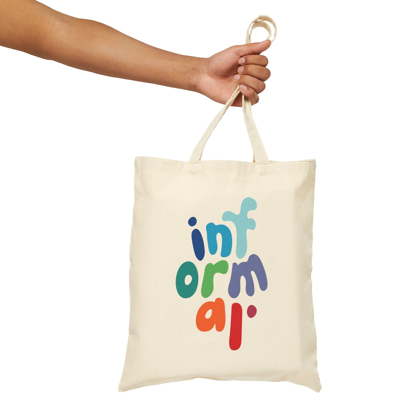 informal. tote bag