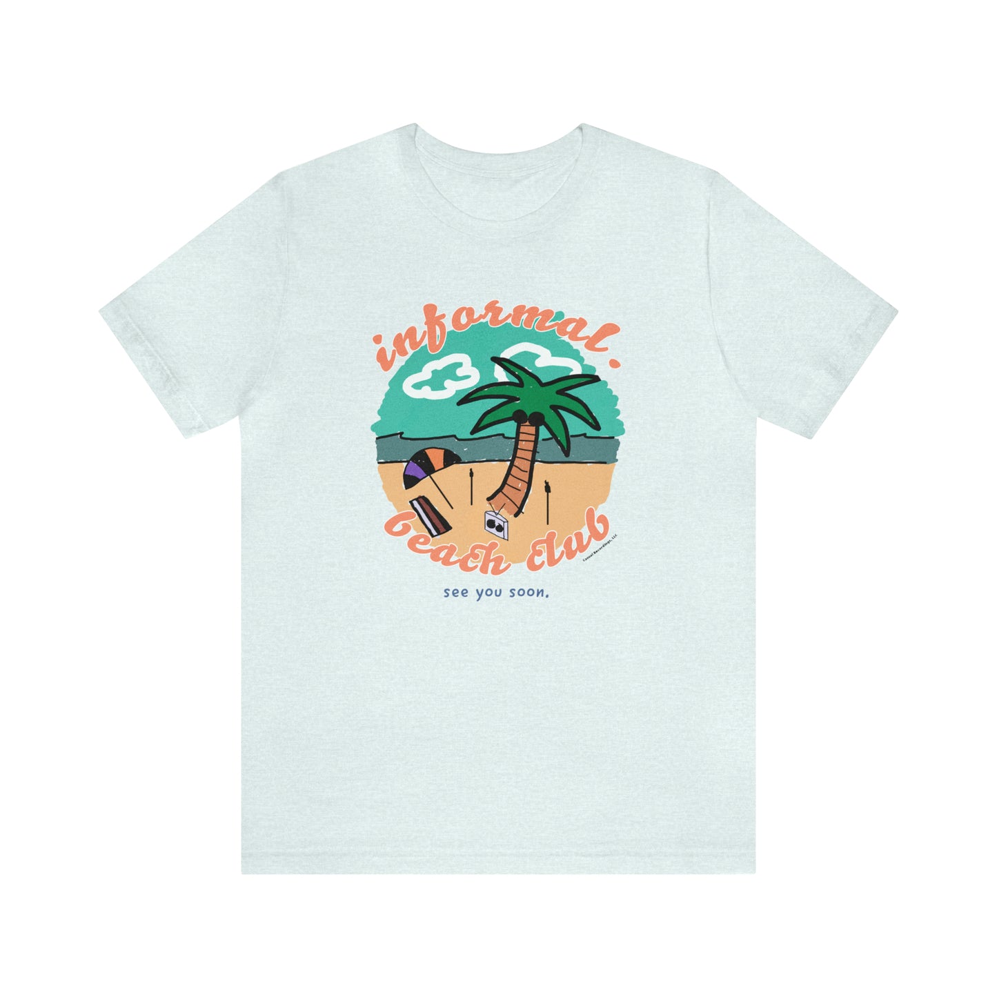 vintage 'informal. beach club' tee