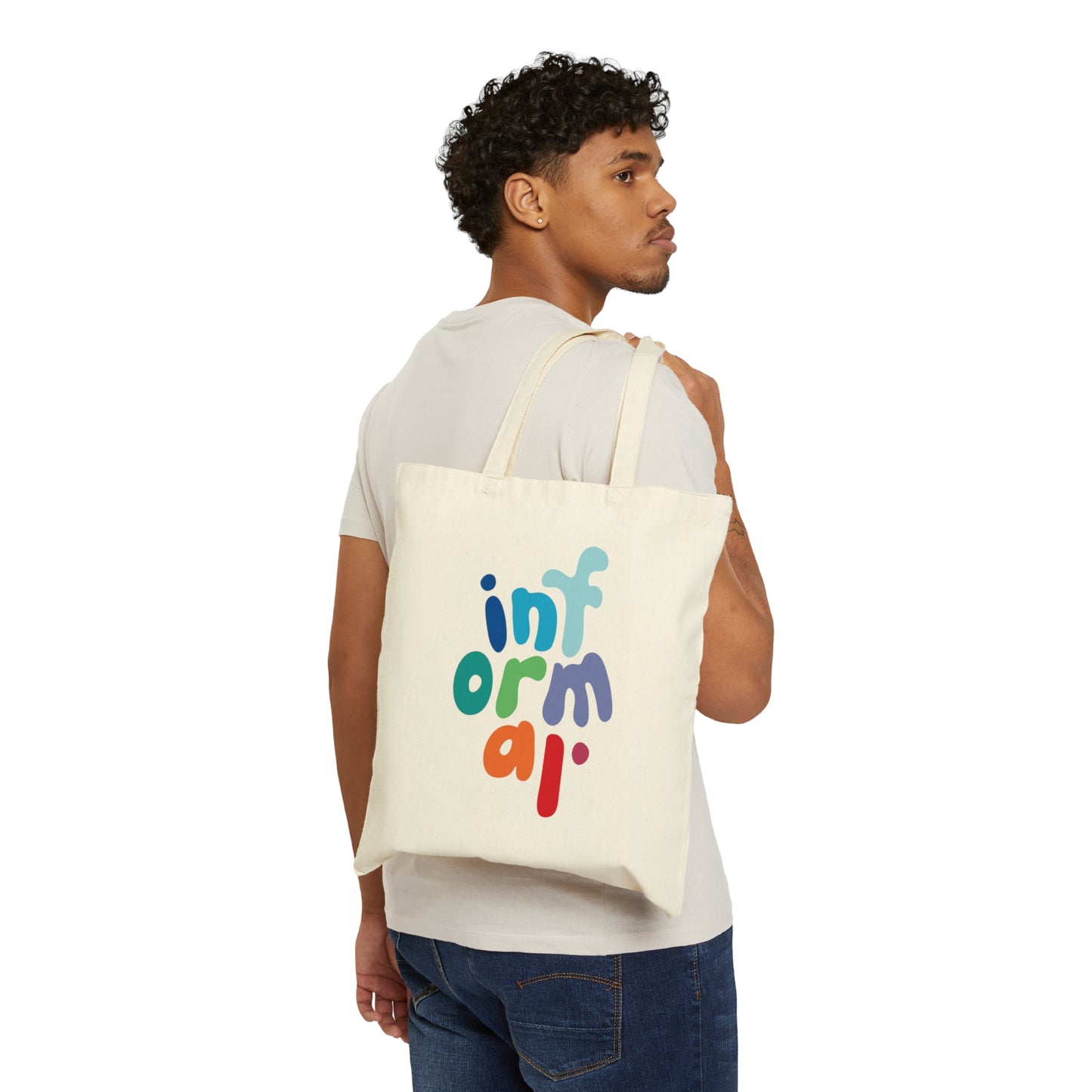 informal. tote bag