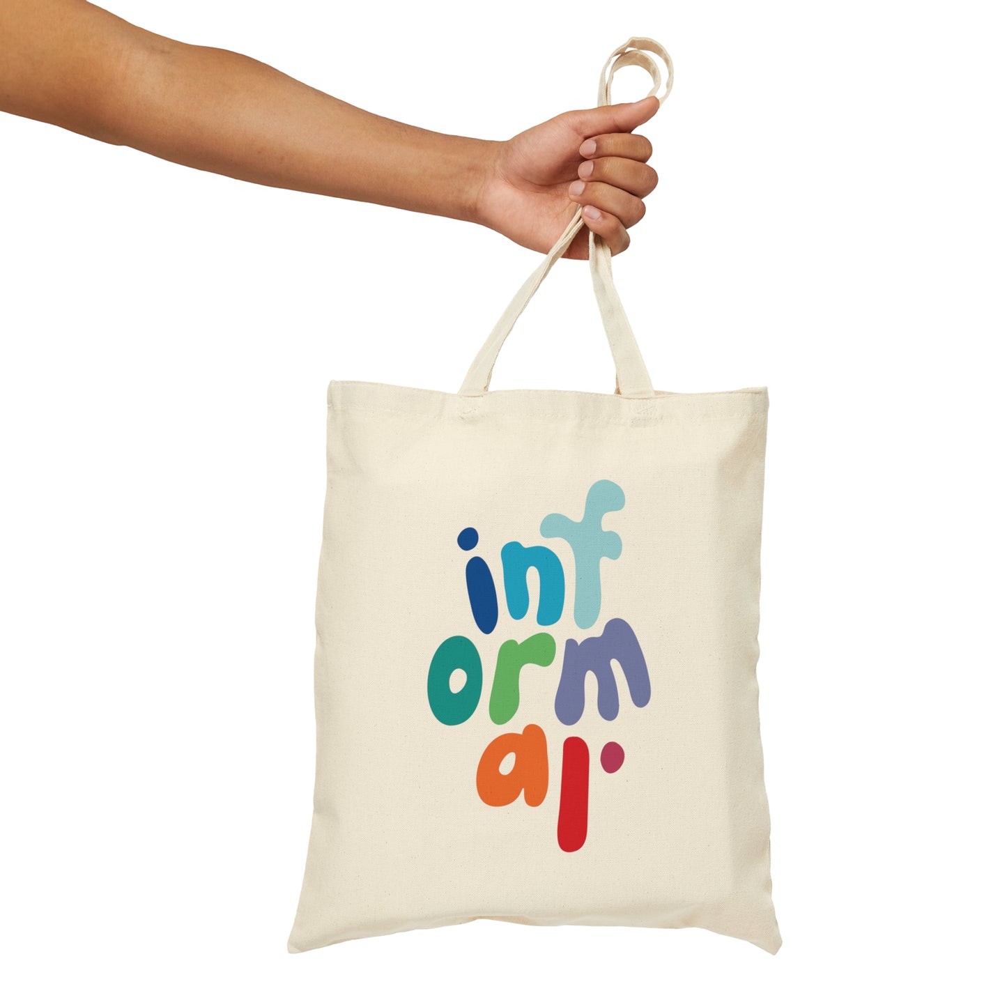 informal. tote bag