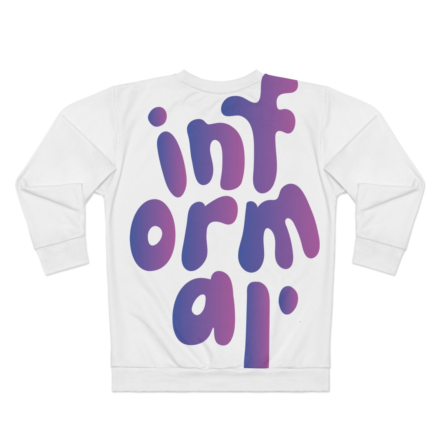 informal. logo crewneck