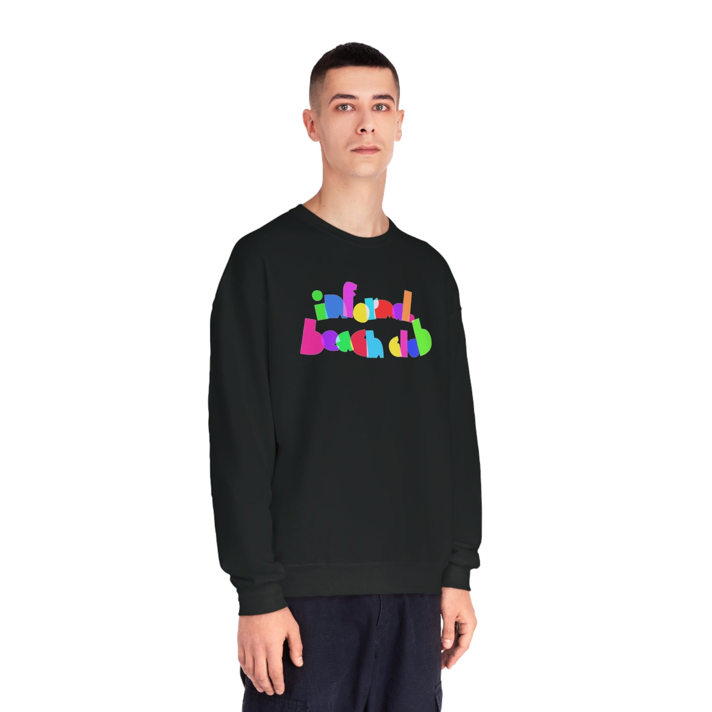 neon 'informal. beach club' crewneck