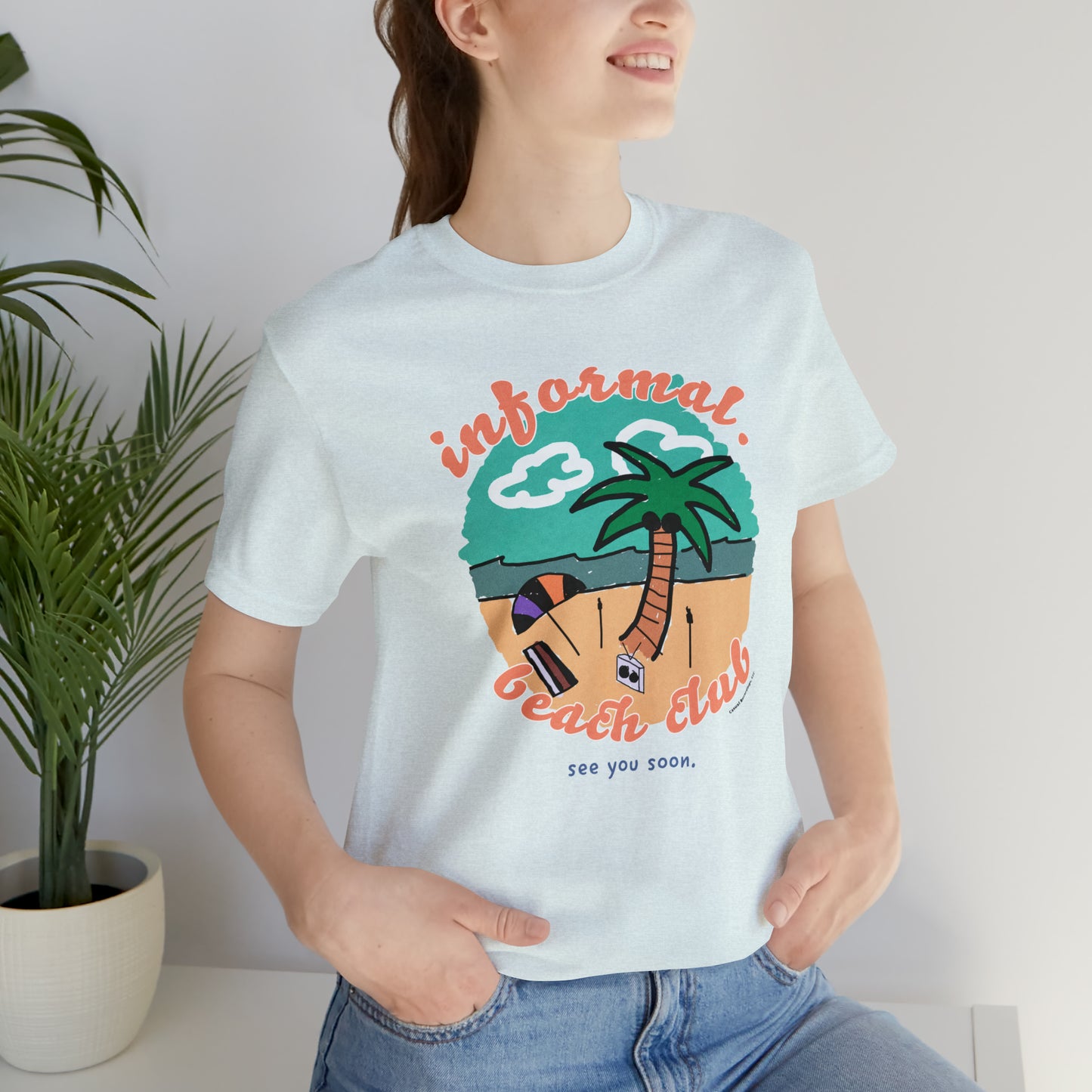 vintage 'informal. beach club' tee