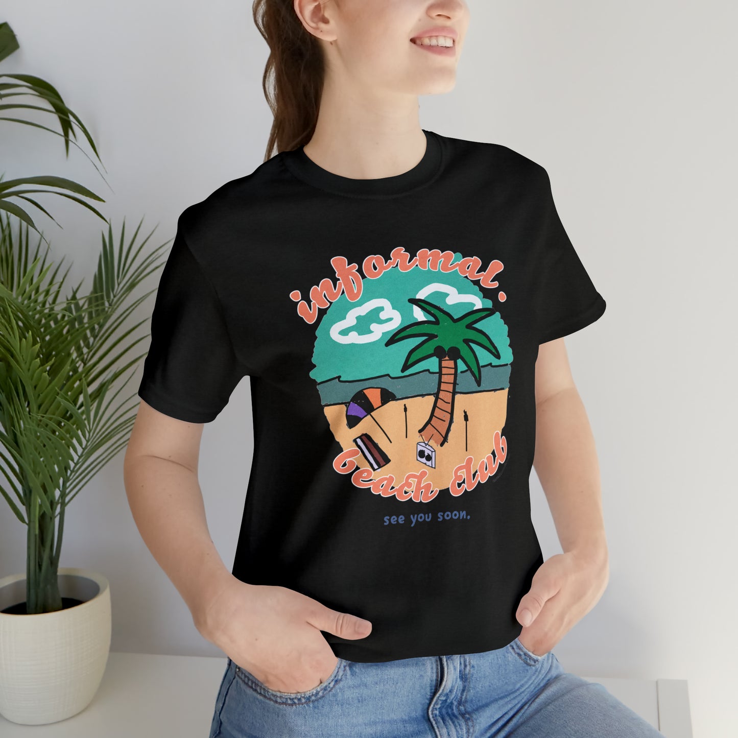 vintage 'informal. beach club' tee