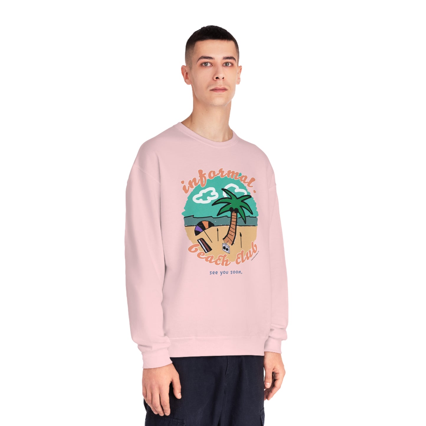 vintage 'informal. beach club' crewneck