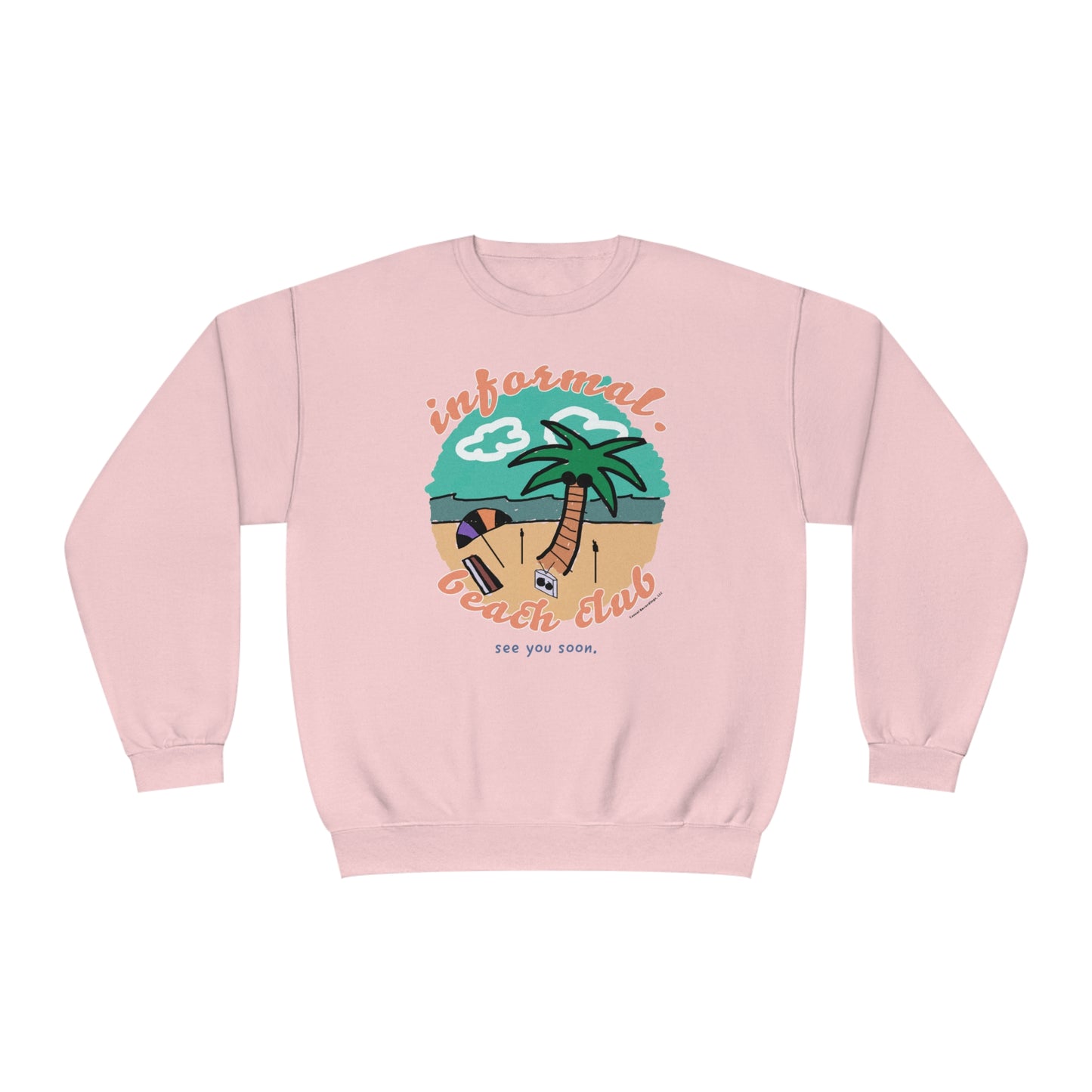 vintage 'informal. beach club' crewneck