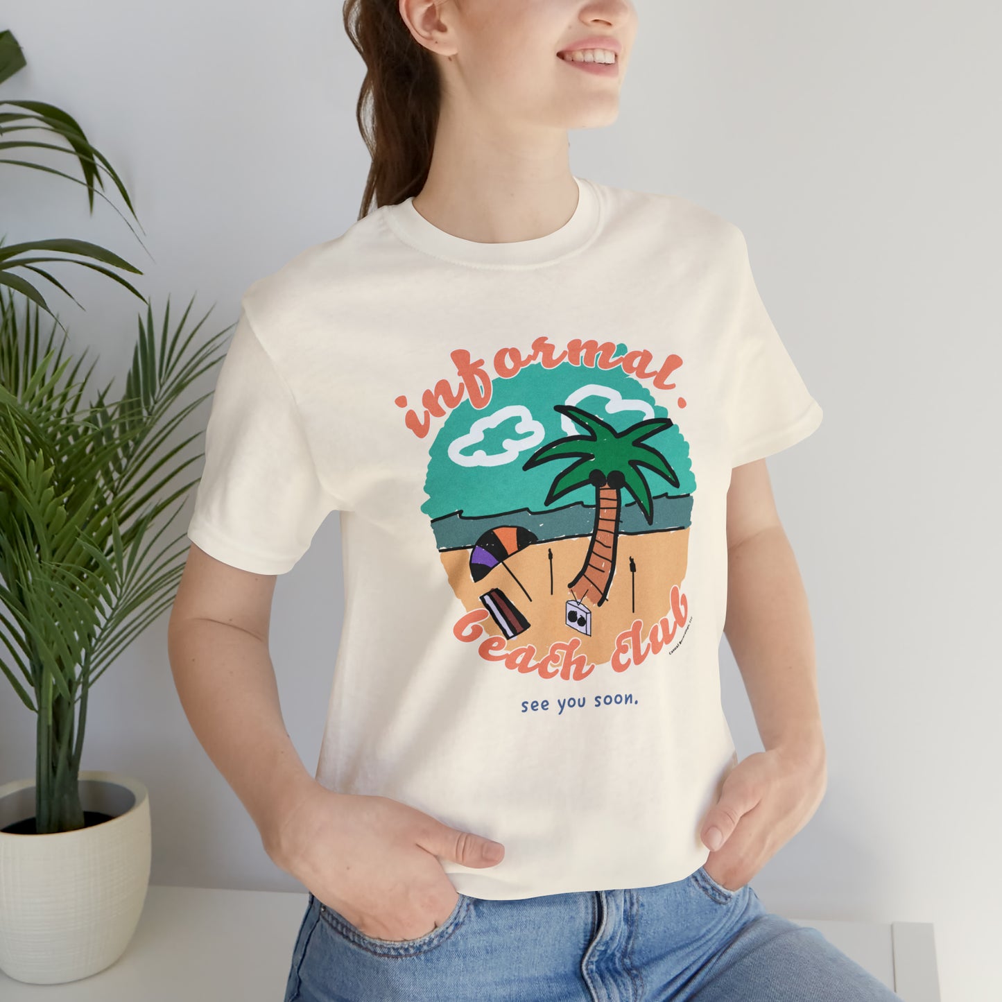 vintage 'informal. beach club' tee