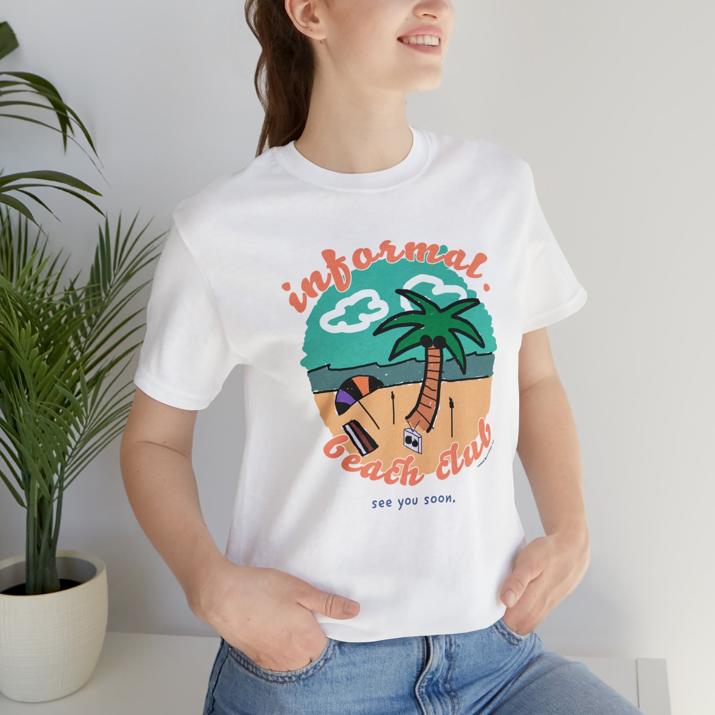 vintage 'informal. beach club' tee