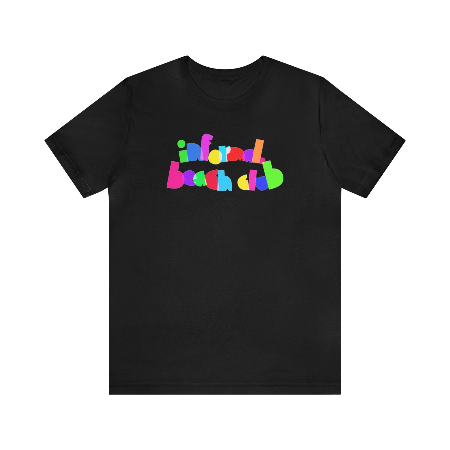 neon 'informal. beach club' tee