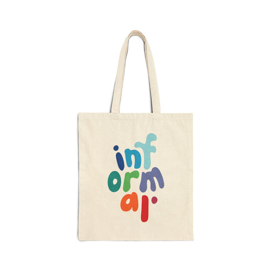 informal. tote bag