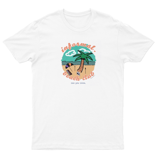 vintage 'informal. beach club' tee