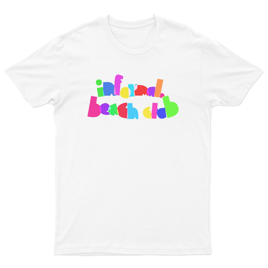 neon 'informal. beach club' tee