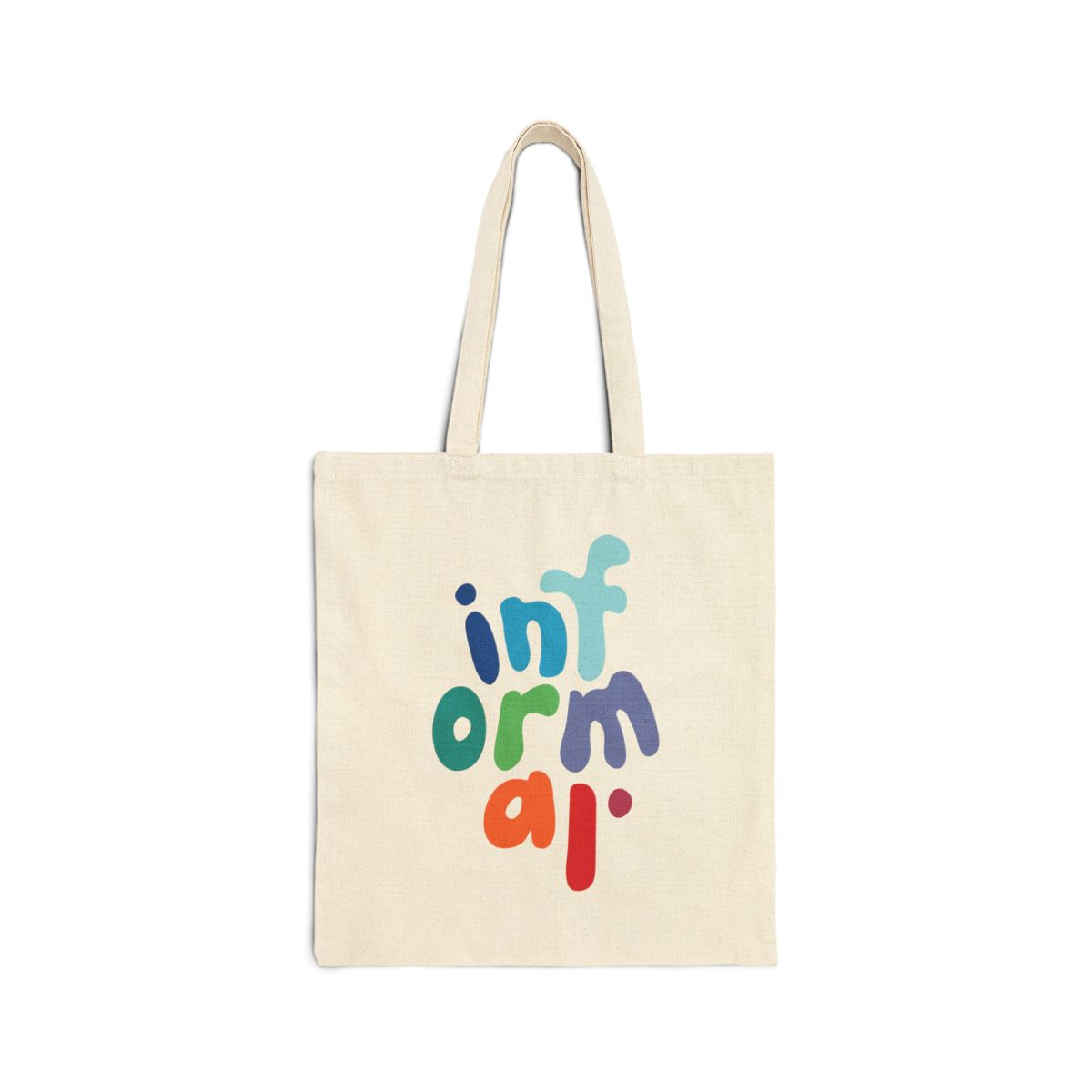 informal. tote bag